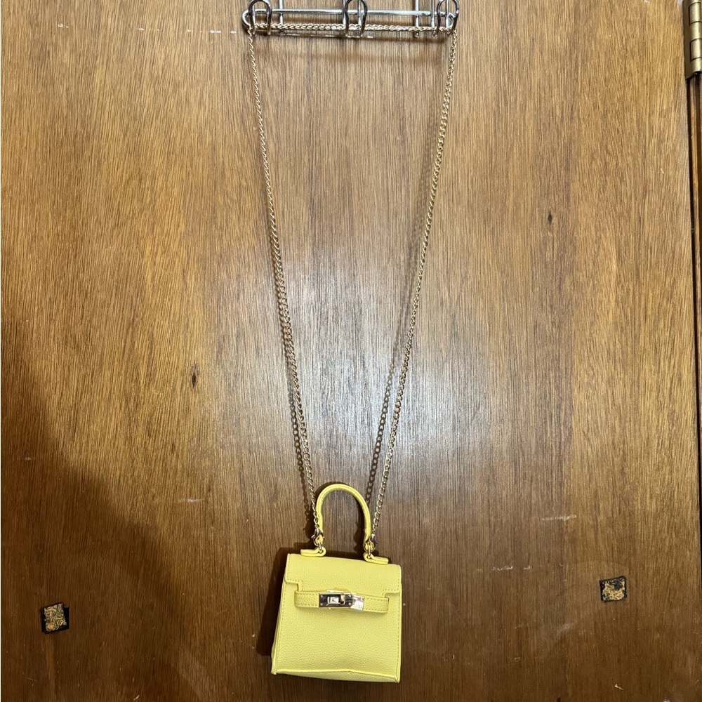 Yellow mini bag